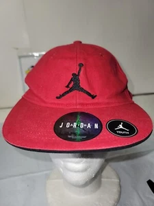 Youth Size Nike Air Jordan Hat  Red Cap Jumpman Embroidered Adjustable Gk - Picture 1 of 7