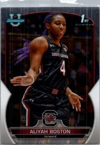 2022-23 Bowman University Chrome #5 Aliyah Boston - Picture 1 of 2
