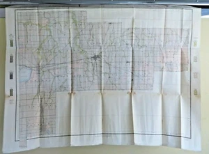 1909 Antique Color Map Auglaize County Ohio New Bremen Fryburg 34 X 25 #0381 - Picture 1 of 10