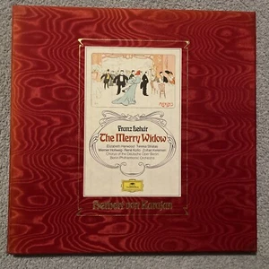 HERBERT VON KARAJAN / THE MERRY WIDOW *2LP GERMAN IMPORT BOXSET SET - Picture 1 of 8