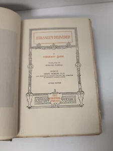 Jerusalem Delivered by Tasso HC Colonial Press 1901 Ltd edition #444 of 1000 - Picture 1 of 7
