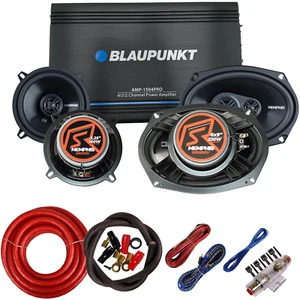 Memphis SRX52V 5.25" & SRX693V 6X9" Speakers + Blaupunkt 1500W Car AMP & KIT - Picture 1 of 5