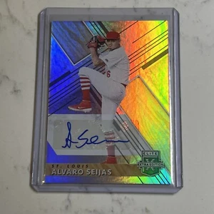 Alvaro Seijas 2019 Panini Elite Extra Auto 158 St Louis Cardinals Holo Refractor - Picture 1 of 2