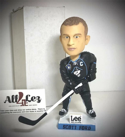 2011-2012 MILWAUKEE ADMIRALS SCOTT FORD SGA BOBBLEHEAD PREDATORS ~ NIB Cover