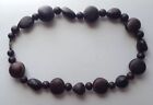 Beautiful 22? Chunky Bean Seed Necklace Screw Clasp Baby Coconuts & Other Seeds