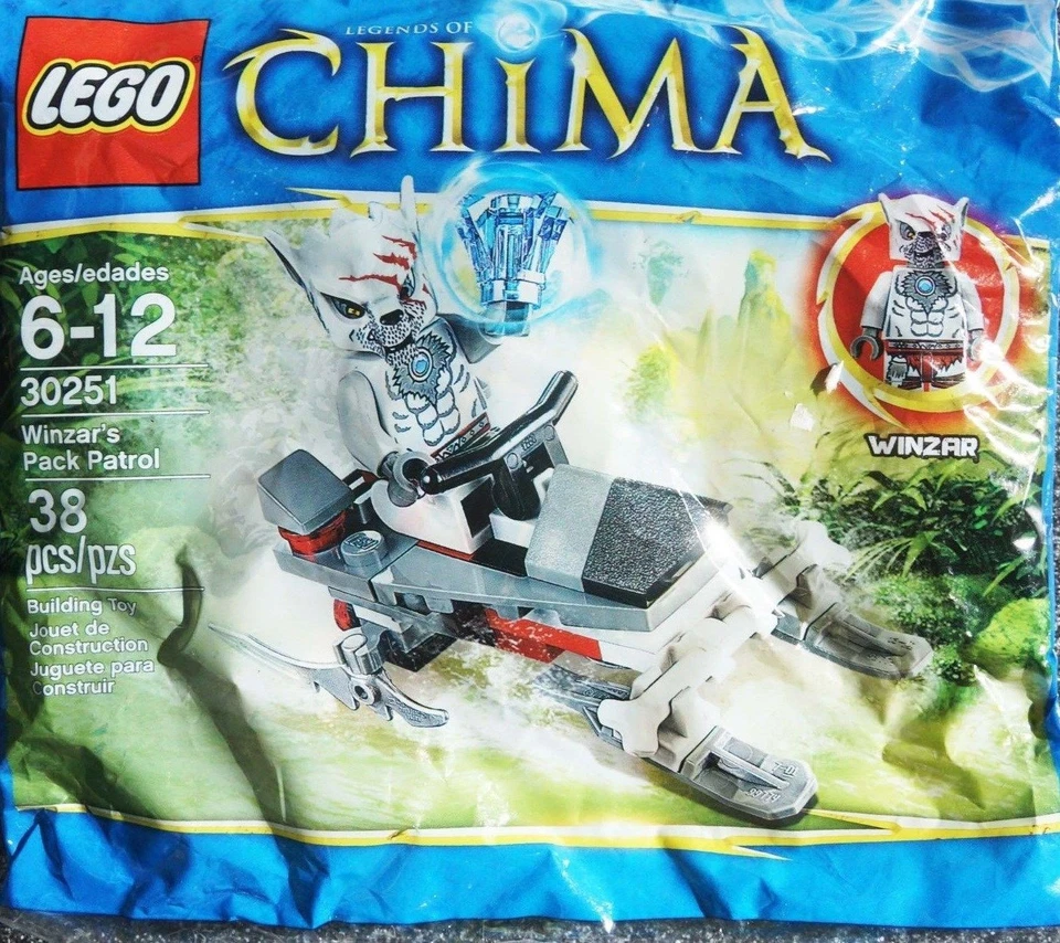 30251 WINZAR'S PACK PATROL promo CHIMA lego NEW poly bag legos set - Image 1 of 1