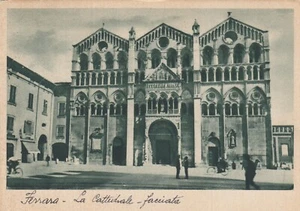 CARTOLINA *31 FERRARA EMILIA ROMAGNA LA CATTEDRALE FACCIATA VIAGGIATA 1939 - Imagen 1 de 2