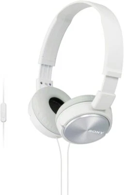 Sony Over-Head Headphones- White MDR-ZX310AP 本地拾音器 — 第 1/2 张图片