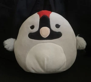 NWT, KELLYTOY SQUISHMALLOWS 7.5" PLUSH BASMA THE RED CROWNED CRANE Ships Free - Picture 1 of 7