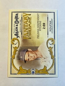Sandy Koufax 2018 Topps Allen & Ginter Fantasy Goldmine Insert #FG-4 Dodgers