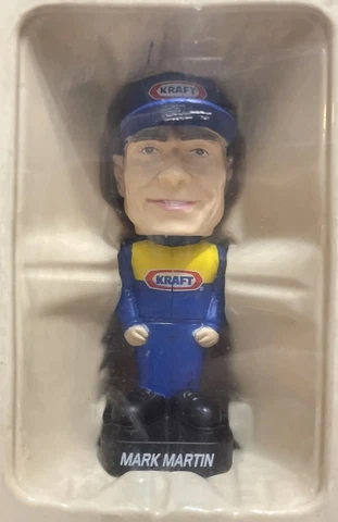 Mark Martin Bobblehead NASCAR Sealed Driver Action Figure Roush Racing Cover