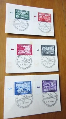 EBS Germany 1941 Postal Employees Comradeship (II) 773-778 SONDERSTEMPEL BROMBER - Image 1 of 4