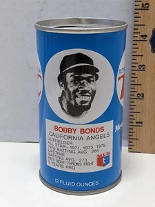 Bobby Bonds RC Cola Lata California Angels MLB Béisbol Coleccionable De Colección Años 70 - Imagen 1 de 2