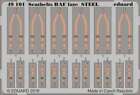 1/48 Aircraft- Raf Late Steel Seatbelts (Painted)