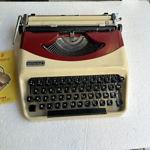 60s ANTARES DOMUS TYPEWRITER BROCHURE CASE INSTRUCTIONS TWO-TONE RARE - Picture 1 of 24