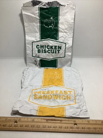 2024 Masters Augusta National Golf Course Chicken & Breakfast Sandwich Bags Cover