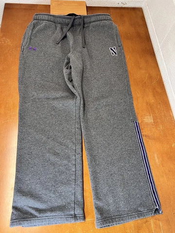Northwestern Wildcats Sweatpants Mens 2XL Gray Under Armour Cover