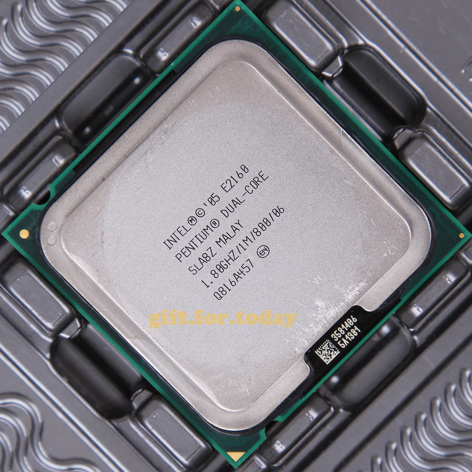 Original Intel Pentium E2160 1.8 GHz Dual-Core (BX80557E2160) Processor CPU - Image 1 of 1