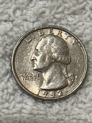 1992 D Washington Quarters DDO Double Die Obverse Error Coin - Image 1 of 4