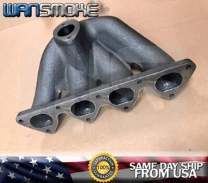 TOP MOUNT TURBO MANIFOLD FOR HONDA CIVIC CRX DELSOL D16 D15 (A//B/Y/Z) EJ EG EK - Picture 1 of 2