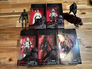 Star Wars Black Series Rouge One Lot of 7 Jyn Erso Deluxe, Krennic, K2SO - Picture 1 of 17