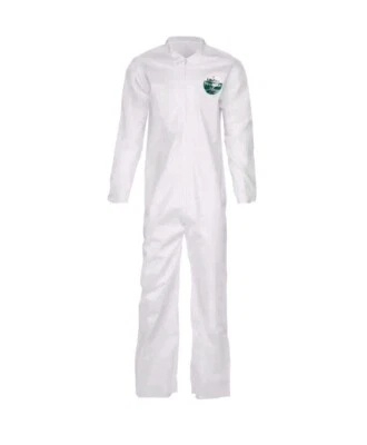 LAKELAND New Coveralls Zip Front MicroMax Suit Size XL Hazmat Chemical 25 Pk CTL412