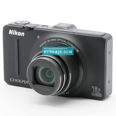 Cámara digital Nikon COOLPIX S9300 negra 16,0 MP 18x zoom óptico - 90 % NUEVA Foto 1 de 4