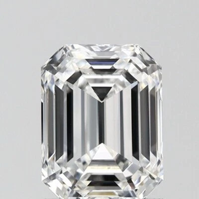 1.60 CT Emerald Cut Diamond Solitaire Engagement Ring - Image 1 of 4