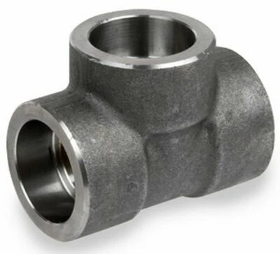 3/4" Class 3000 (3M) Socket Weld Tee Forged Steel A105 Pipe Fitting - Image 1 of 4