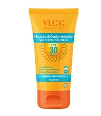 Gel Crème Solaire Mat SPF 30 VLCC, 50g, Protection Solaire, Bronzage - Image 1 of 3