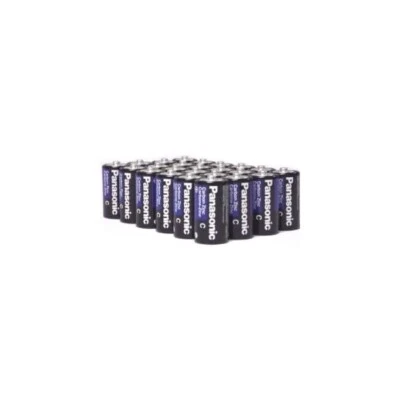 24 PANASONIC C BATTERIES SUPER HEAVY DUTY ZINC CARBON BATTERY NEW EXP 2027 - Image 1 of 2