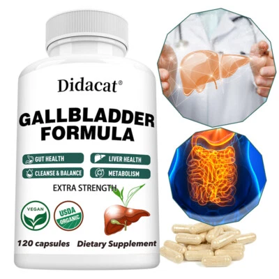 DIDACAT Gallbladder Formula Support Gut Health Cleanse & Balance,Liver Health Metabolism