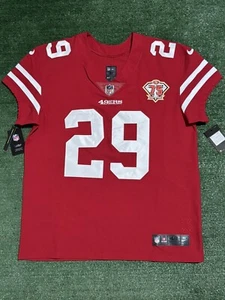 Talanoa Hufanga San Francisco 49ers Red Nike Vapor Elite Jersey Size (48) XL - Picture 1 of 11