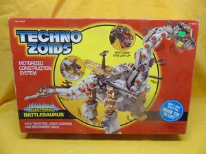 Vintage 1994 TOMY Kenner Techno-Zoid Battlesaurus 100% Complete/Works/Box - Picture 1 of 23