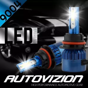 AUTOVIZION LED HID Headlight kit 9004 HB1 6000K for 1989-1995 Subaru Justy - Picture 1 of 1