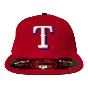 New Era Texas Rangers rot eng anliegende Mütze MLB authentisch coole Basis hergestellt in USA 8 - Bild 1 von 5