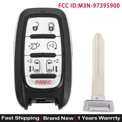 Mando a distancia llave inteligente para Chrysler Pacifica 2017-2022 68217832AC / M3N-97395900 Foto 1 de 4