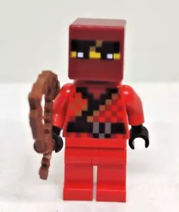 Lego Kai 21160 Minecraft Minifigures Ninjago One Red Ninja Minifigure w bow - Picture 1 of 6