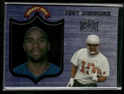 1998 Playoff Absolute SSD Hobby #46 Tony Simmons - Image 1 of 2
