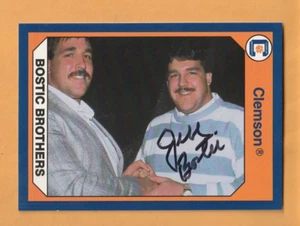 Tarjeta #127 Washington Redskins de 1990 firmada por Jeff Bostic Clemson Tigers auto - Imagen 1 de 2