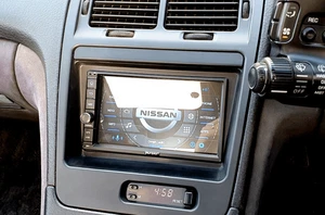 ZSPEC RHD Double-Din Radio Bezel Face-Plate for Nissan Z32 300zx, Bezel-ONLY - Picture 1 of 4