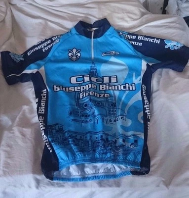 Camiseta deportiva de ciclismo Biemmi Bianchi Firenze Cicli David NUEVA SIN ETIQUETAS RARA ¡Haz una oferta! Foto 1 de 2