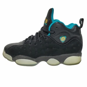 Nike Air Jordan Jumpman Team Pro II Black /Teal /Gold 874749-003 / Youth Size 6 - Picture 1 of 9