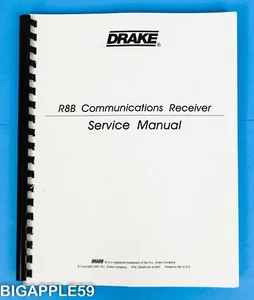 Factory Service Manual For Drake R8B Shortwave AM SSB Ham Radio Receiver #2 - Picture 1 of 5
