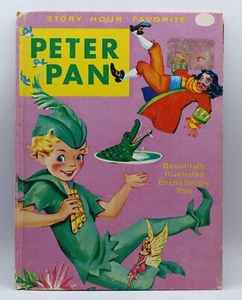 Vintage Children's Book 1962 PETER PAN Color Pictures HC Story Hour Favorite - Picture 1 of 11