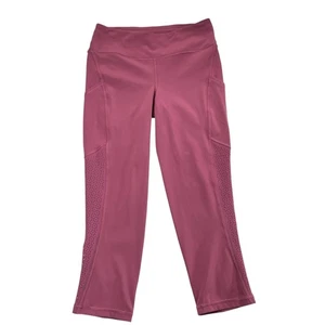 Lululemon Ready to Race Crop 21" cucitura interna muschio rosa taglia 6 - Foto 1 di 7