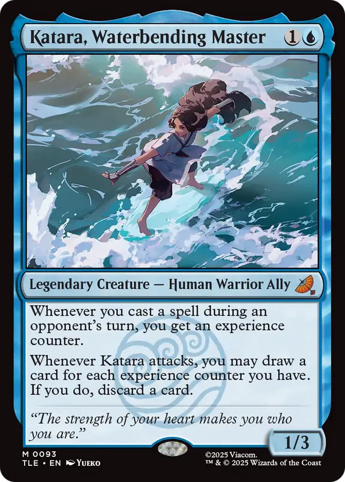 Katara, Waterbending Master Avatar: The Last Airbender Eternal NM CARD ABUGames - Image 1 of 1