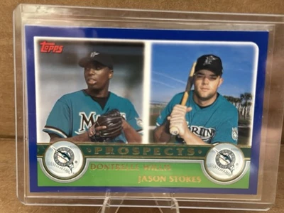 2003 Topps - Prospects Dontrelle Willis, Jason Stokes #677 - Image 1 of 2