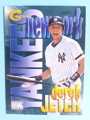 Circa Derek Jeter #8 1997 Boss inserto en relieve New York Yankees Foto 1 de 2