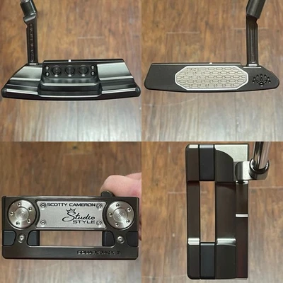 Scotty Cameron Studio Style Squareback 2 Putter - New - Xtreme Dark Finish - 34” - Image 1 of 4